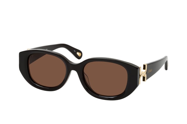Chloé CH0237SK 001, OVAL Sunglasses, FEMALE