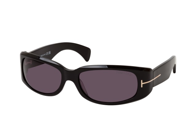Tom Ford FT 1064 01A, RECTANGLE Sunglasses, UNISEX