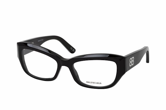Balenciaga BB 0399O 001, including lenses, BUTTERFLY Glasses, FEMALE