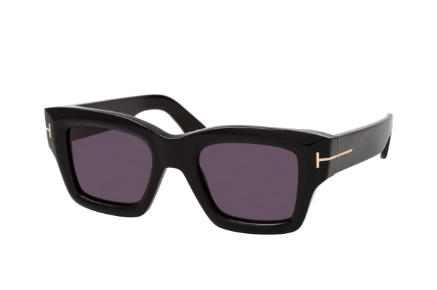 Tom Ford FT 1154 01A, SQUARE Sunglasses, MALE