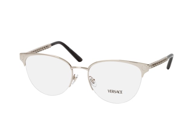 Versace VE 1297 1000, including lenses, BUTTERFLY Glasses, FEMALE
