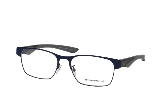 Emporio Armani EA 1141 3018, including lenses, RECTANGLE Glasses, MALE