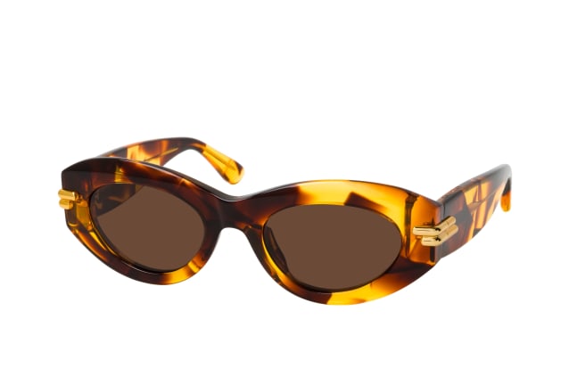 Bottega Veneta BV1322S 002, OVAL Sunglasses, FEMALE