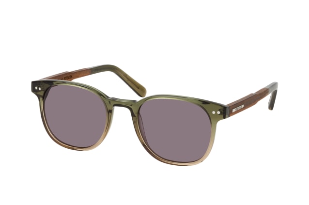WOOD FELLAS POTTENSTEIN 10776 7333, ROUND Sunglasses, MALE, available with prescription