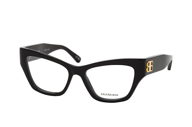 Balenciaga BB0362O 001, including lenses, BUTTERFLY Glasses, FEMALE