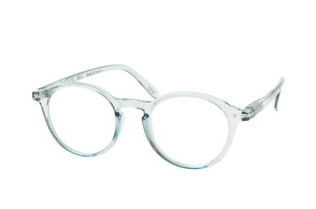 Izipizi Reading #D LMSDC237 +1.00 Frozen Blue, including lenses, ROUND Glasses, UNISEX