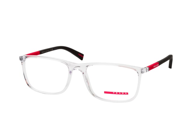 Prada Linea Rossa PS 03QV 2AZ1O1, including lenses, RECTANGLE Glasses, MALE