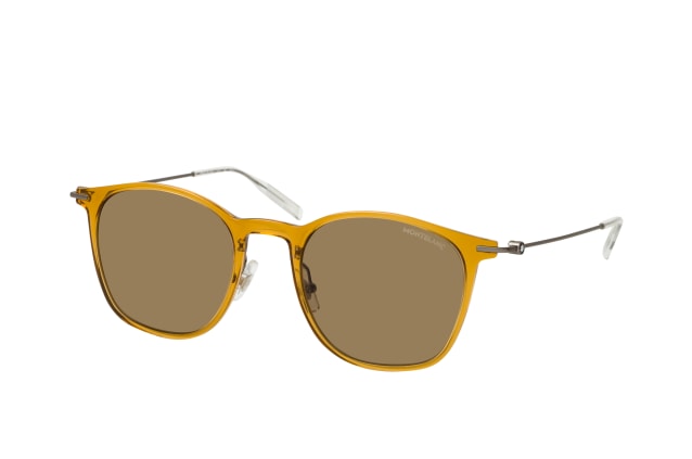 MONTBLANC MB 0098S 013, ROUND Sunglasses, UNISEX, available with prescription