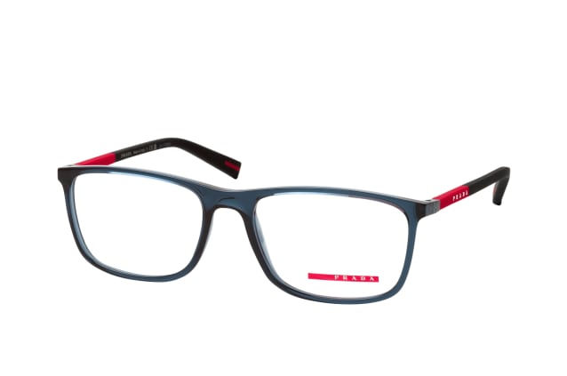 Prada Linea Rossa PS 03QV CZH1O1, including lenses, RECTANGLE Glasses, MALE