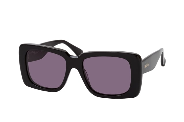 Max Mara MM 0091 01A, SQUARE Sunglasses, FEMALE