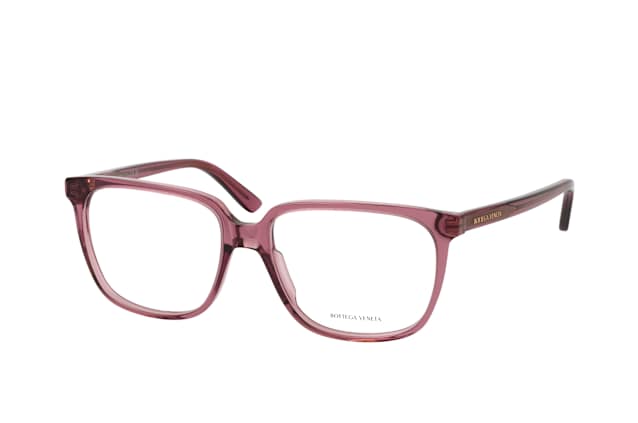 Bottega Veneta BV1315O 005, including lenses, SQUARE Glasses, FEMALE