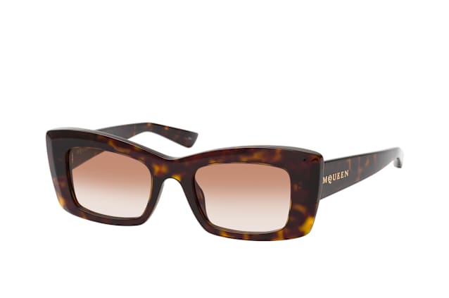 Alexander McQueen AM 0526S 002, RECTANGLE Sunglasses, FEMALE