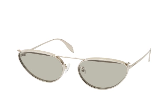 Alexander McQueen AM 0424S 004, ROUND Sunglasses, FEMALE