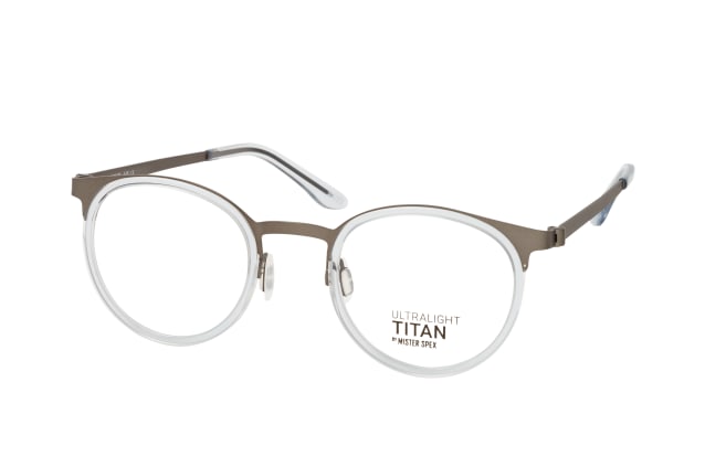 Ultralight Titan Jackdaw 1424 D13, including lenses, ROUND Glasses, UNISEX