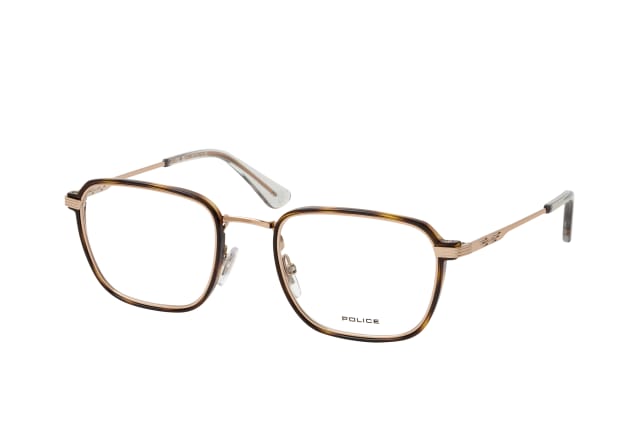 Police VPLG 76 08FE, including lenses, SQUARE Glasses, MALE