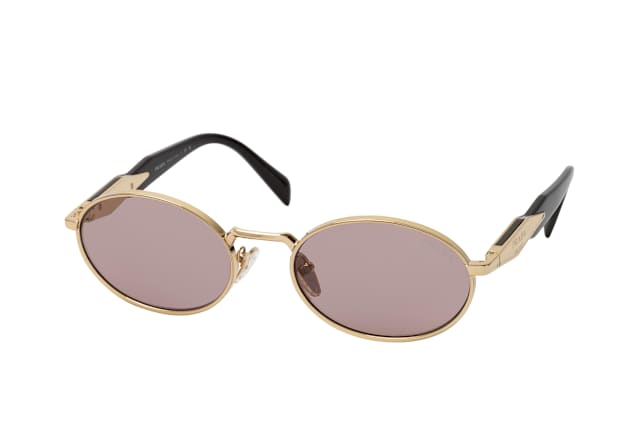 Prada PR  65ZS ZVN20I, OVAL Sunglasses, FEMALE, available with prescription