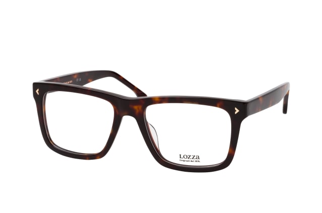 Lozza VL 4347 04BL, including lenses, SQUARE Glasses, MALE