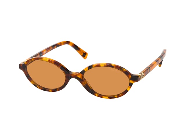 Miu Miu MU 04ZS 19P2Z1, OVAL Sunglasses, FEMALE