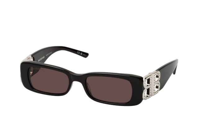Balenciaga BB0096S 017, RECTANGLE Sunglasses, FEMALE