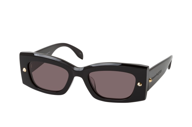 Alexander McQueen AM 0426S 001, RECTANGLE Sunglasses, UNISEX, available with prescription