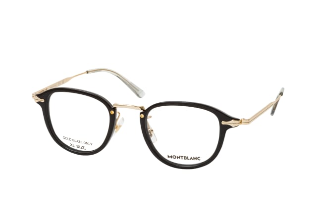 MONTBLANC MB0336O 001, including lenses, ROUND Glasses, MALE