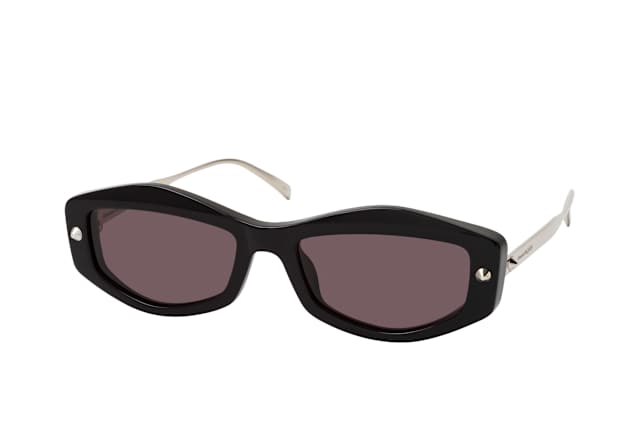 Alexander McQueen AM0482S 001, NARROW Sunglasses, FEMALE