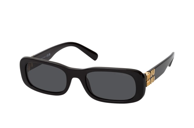 Miu Miu 0MU 08ZS 1AB5S0, RECTANGLE Sunglasses, FEMALE, available with prescription