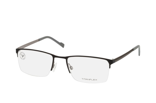 TITANFLEX 820834 13, including lenses, RECTANGLE Glasses, MALE