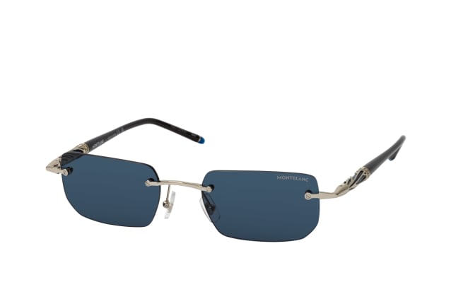 MONTBLANC MB 0348S 001, RECTANGLE Sunglasses, MALE