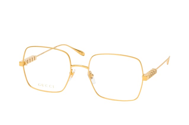 Gucci GG 1434O 001, including lenses, SQUARE Glasses, FEMALE