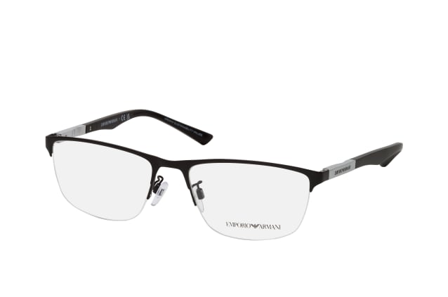Emporio Armani EA 1142 3001, including lenses, RECTANGLE Glasses, MALE