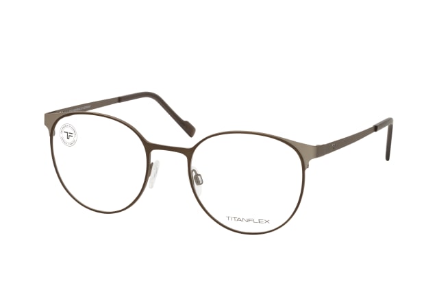 TITANFLEX 820923 60, including lenses, ROUND Glasses, MALE