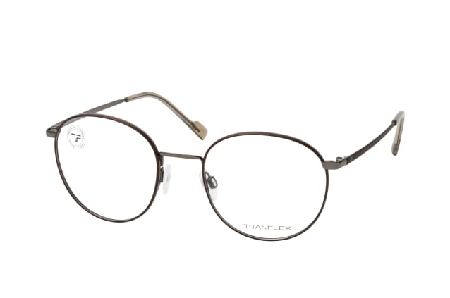 TITANFLEX 820959 36, including lenses, ROUND Glasses, MALE