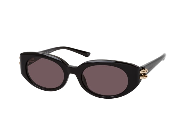 Alexander McQueen AM0469S 001, OVAL Sunglasses, FEMALE