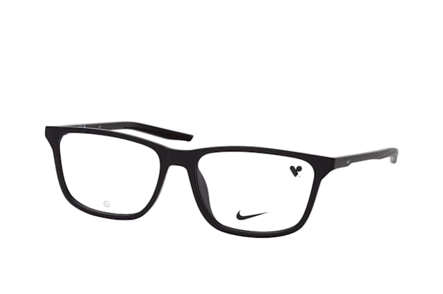 Nike NIKE 7018 001, including lenses, RECTANGLE Glasses, MALE