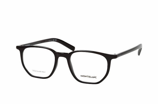 MONTBLANC MB0349O 001, including lenses, SQUARE Glasses, MALE