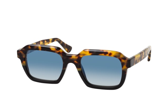 L.G.R Raffaello HAVANA BLACK, SQUARE Sunglasses, UNISEX, available with prescription