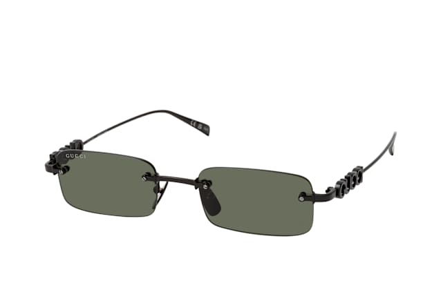 Gucci GG 1808S 001, RECTANGLE Sunglasses, MALE