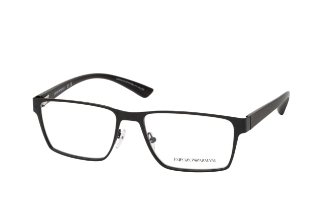 Emporio Armani EA 1157 3001, including lenses, RECTANGLE Glasses, MALE