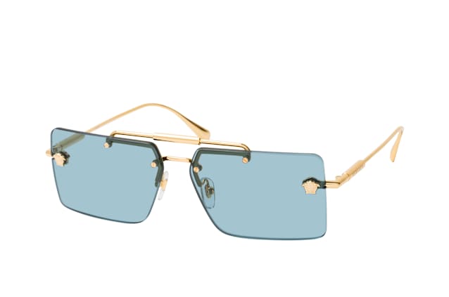 Versace VE 2245 100280, RECTANGLE Sunglasses, FEMALE