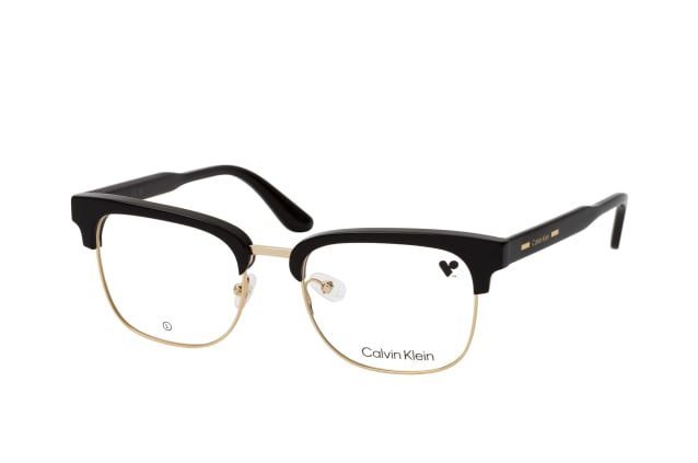 Calvin Klein CK 24103 001, including lenses, BROWLINE Glasses, MALE