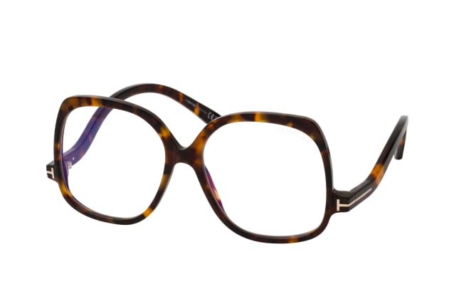 Tom Ford FT 5968-B 052, including lenses, SQUARE Glasses, FEMALE