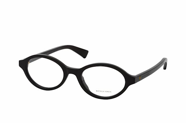Bottega Veneta BV 1367O 001, including lenses, OVAL Glasses, FEMALE