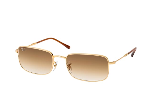 Ray-Ban RB 3746 001/51, RECTANGLE Sunglasses, UNISEX