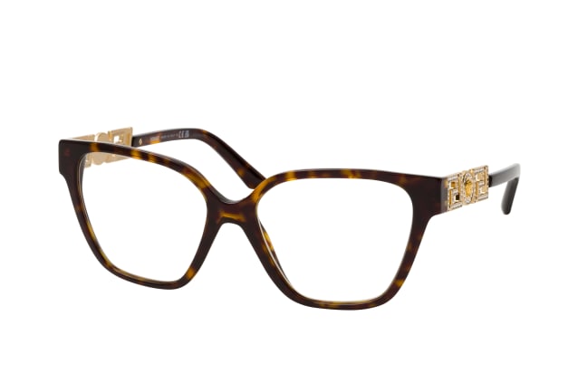 Versace VE 3358B 108, including lenses, SQUARE Glasses, FEMALE