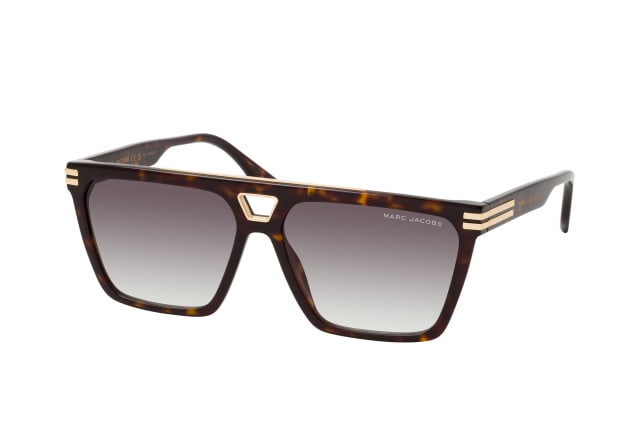 marc jacobs marc 717/s 086, square sunglasses, male, available with prescription