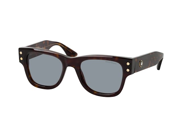 MONTBLANC MB 0381S 002, SQUARE Sunglasses, MALE