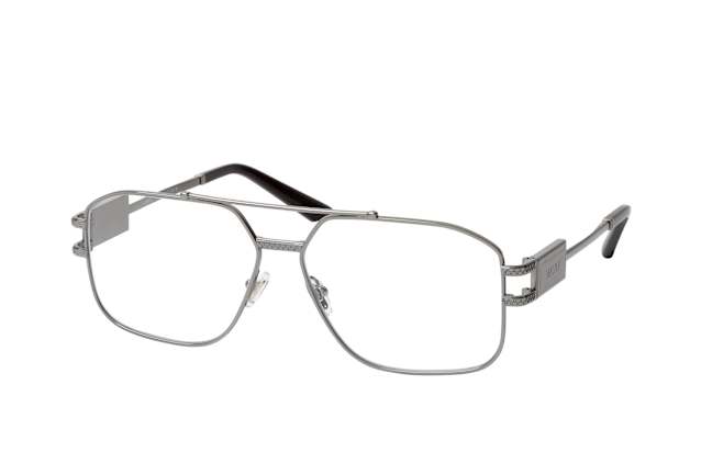 Versace VE 1302 1001, including lenses, SQUARE Glasses, MALE