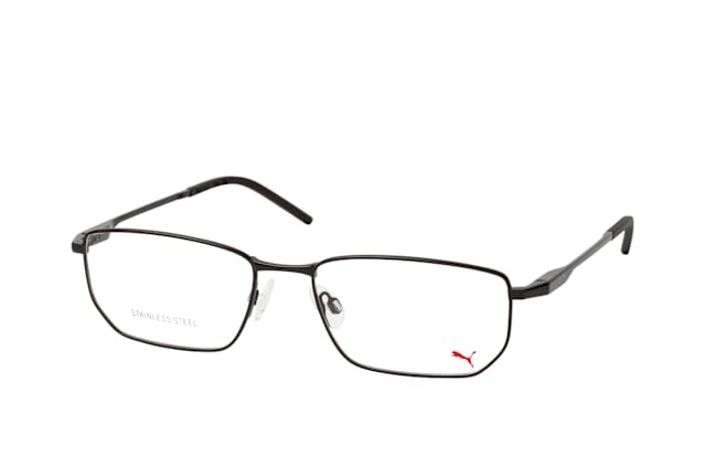 Puma PU0449O 001, including lenses, RECTANGLE Glasses, MALE