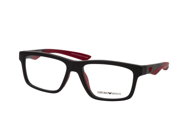Emporio Armani EA 3220U 5001, including lenses, RECTANGLE Glasses, MALE